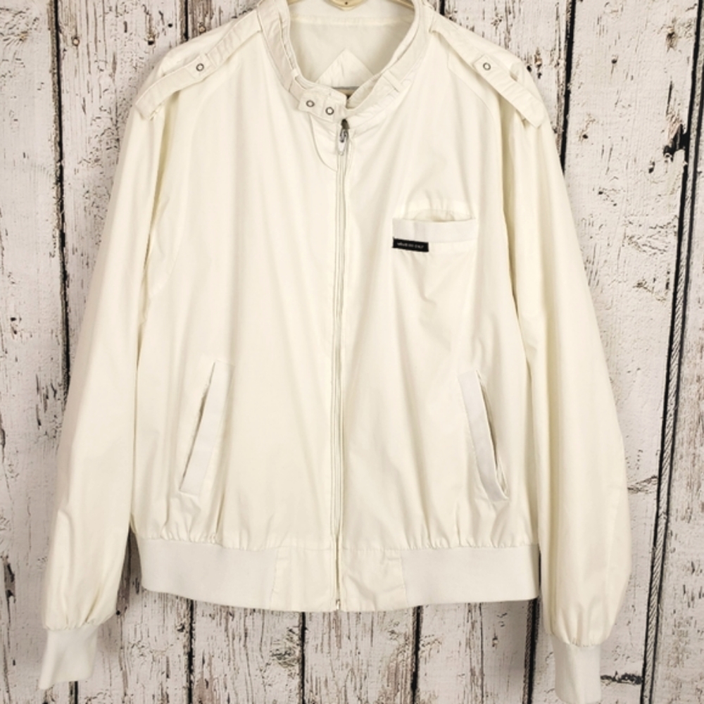 Vintage Members Only 2X Jacket Authentic 80's Rainbow Tag